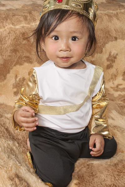 Baby in a Little Prince Costume