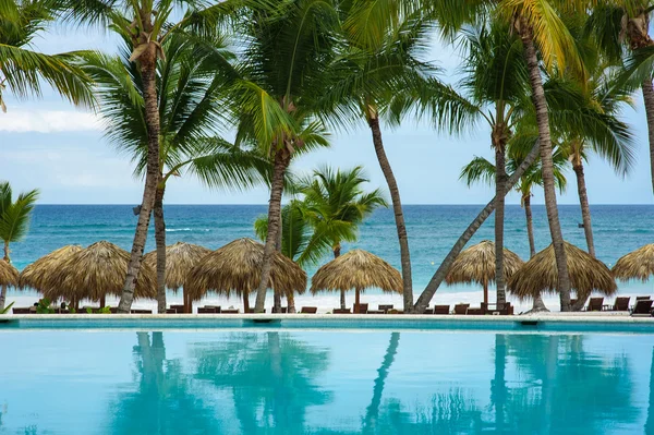 Swimming pool of luxury hotel