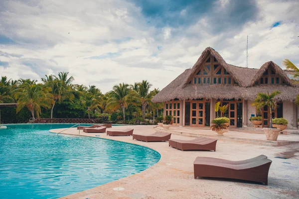 Outdoor resort pool