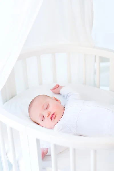 Little newborn baby boy sleeping