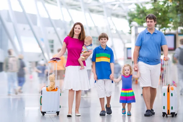 Family at the airport