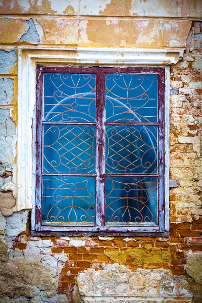 Old wooden window