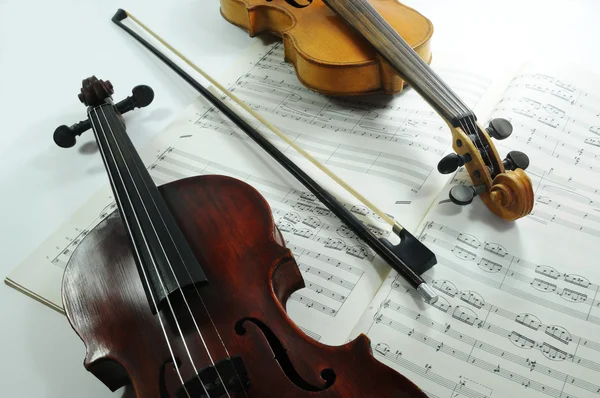 Violin with notes