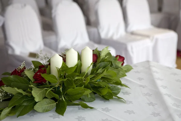 Bouquet of white roses for special occasion