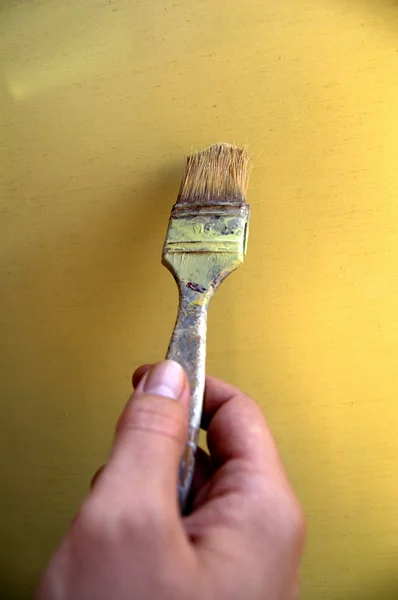 Painting yellow