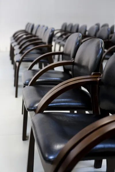 Office chairs in conference hall