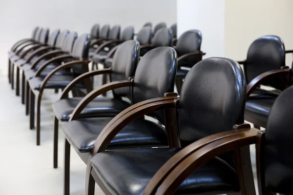 Office chairs in conference hall