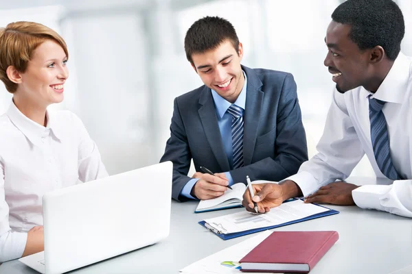 Business group meeting portrait