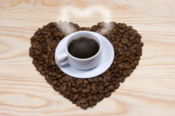 Coffee,heart,coffee beans