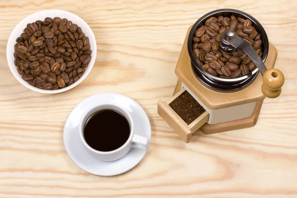 Coffee mill,ground coffee