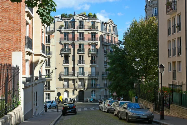 City street view in Paris