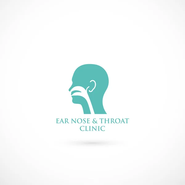 Ear, nose and throat clinic symbol