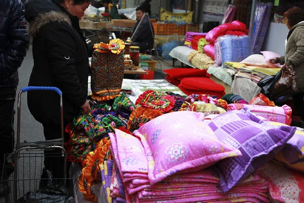 Traditional market in South Korea