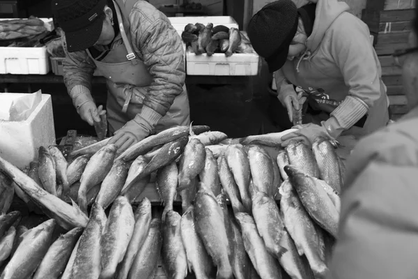 Traditional market in South Korea