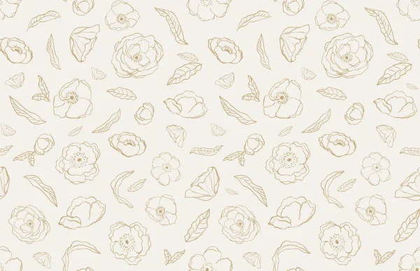 Shabby Chic Repeating Floral Background