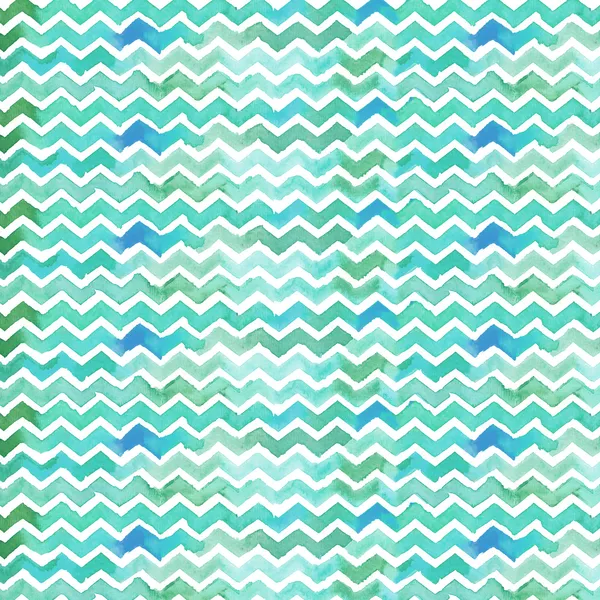 Watercolor Chevron Background. Painted Chevron Background
