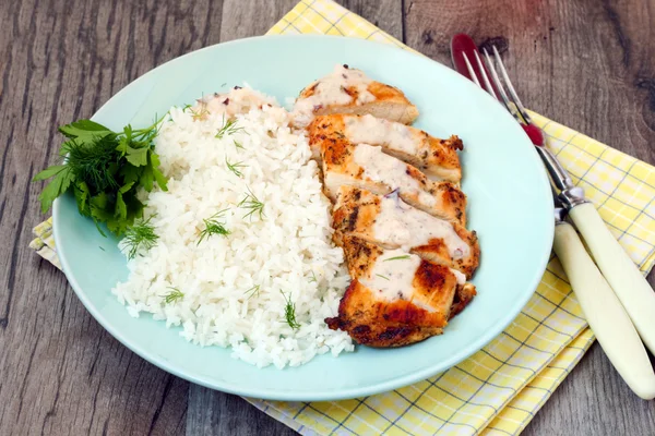 Creamy coconut chicken and rice