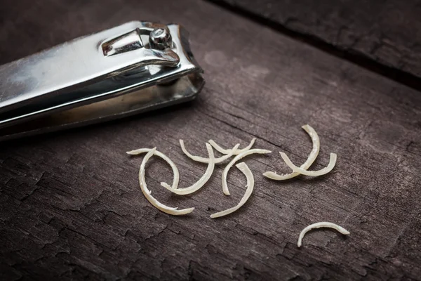 Nail clipper & nail clippings