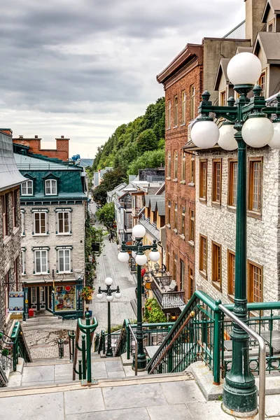 Colonial buildings in the Lower Town of the historic district of