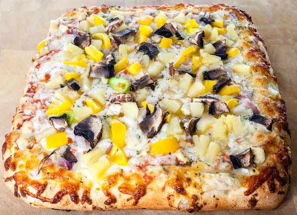 Delicious Pizza With Assorted Toppings