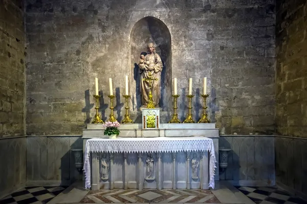 Catholic cathedral interior. Salon de Provence.