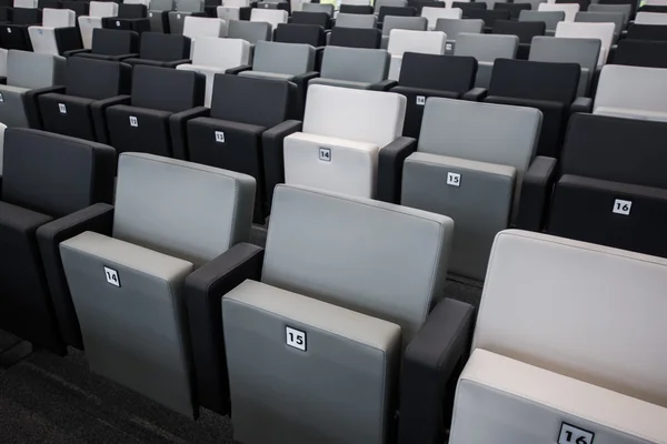 Empty chairs in lecture hall