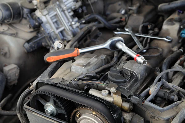 Repair of car engine