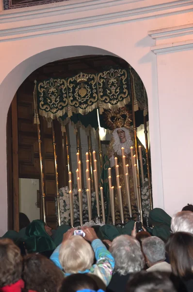 The Easter processions in Nerja on the Costa del Sol Andalucia Southern Spain