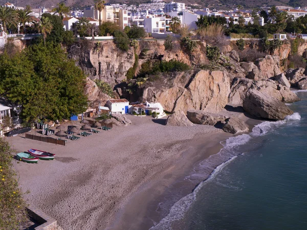 Nerja, a sleepy Spanish Holiday resort on the Costa Del Sol  near Malaga, Andalucia, Spain, Europe