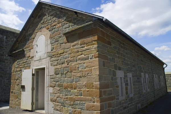 Building for storing gunpowder for cannons on the Fortifications and battlements around Quebec in Canada