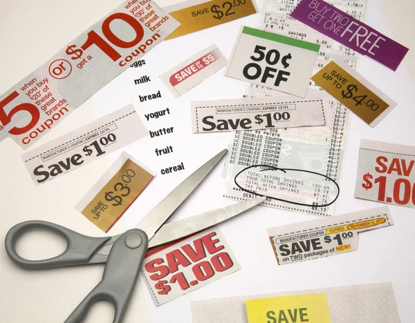 Coupons boodschappen