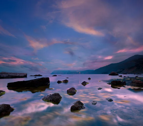 Evening seascape at summer