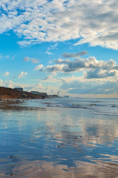 Coast Seascape Sky Reflection Water — Stock Fotó