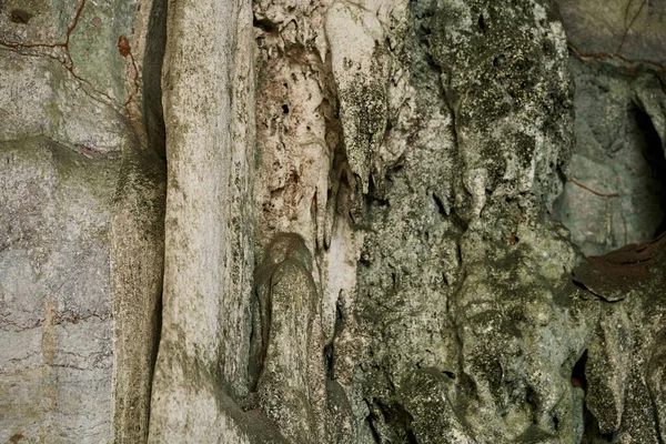 Старая Каменная Пещера Текстура Каменной Стены Природы — стоковое фото
