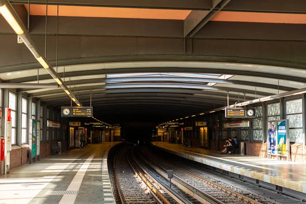 Ovanför Tunnelbanestationen Europa Tunnelbana Berlin Tyskland 2019 — Stockfoto