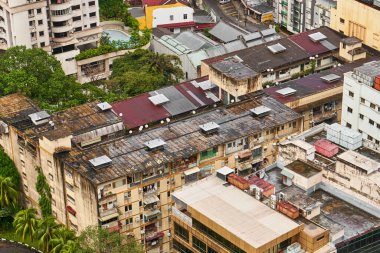 Kuala Lumpur şehir merkezi Malezya megapolis manzarası.
