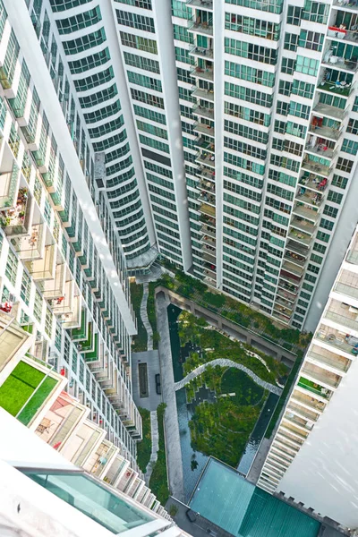 Exterior Large Residential Building Complex Kuala Lumpur Malaysia 2020 — Stockfoto