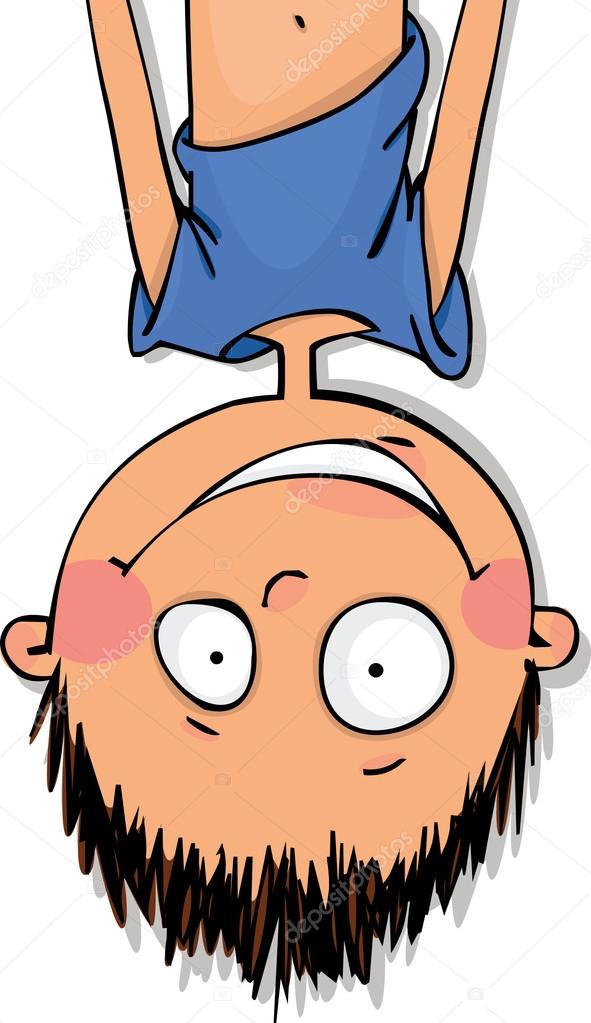 Funny boy hanging upside down Stock Vector Image by ©Gorelova #14543177 Funny boy hanging upside down Stock Vector Image by ©Gorelova #14543177