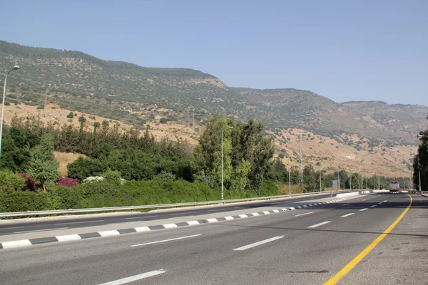 Modern Highway on the North of Israel — Stock Photo, Image