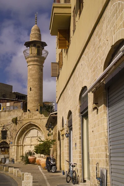 在旧镇的 jaffa.israel 清真寺 — 图库照片