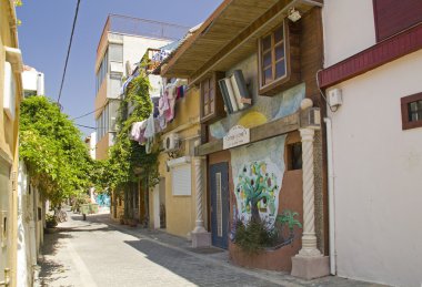 tel aviv - 15 Nisan: neve zedek - tel-aviv tarihsel bir parçası olarak eski sinagog.