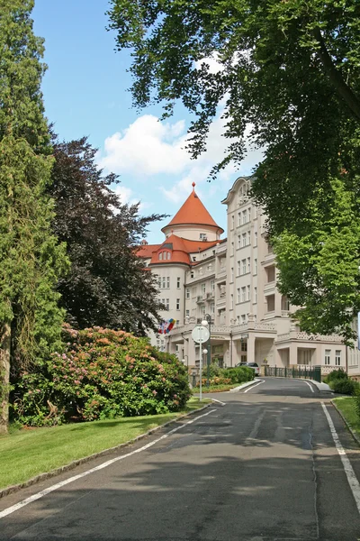 Carlsbad - Giardino e lussuosamente Hotel — Foto Stock