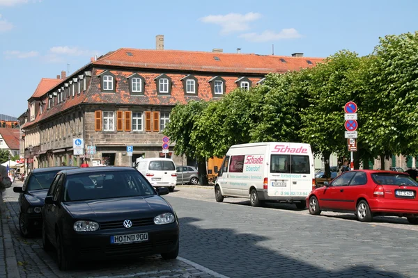 Regensburg, Germany,July 21, 2008:Street scene in Regensburg (Germany). — Stockfoto