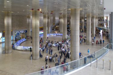 Havaalanına Geliş salonunda tel aviv, İsrail