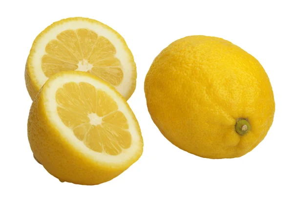 Лимоны, изолированные — стоковое фото
