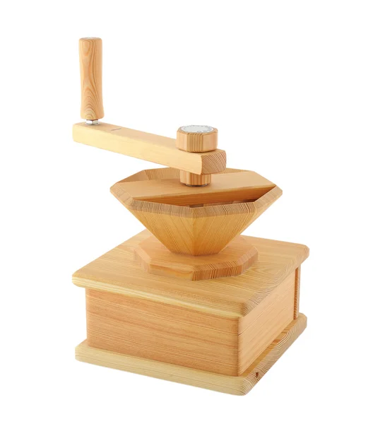 Trä hand-mill — Stockfoto