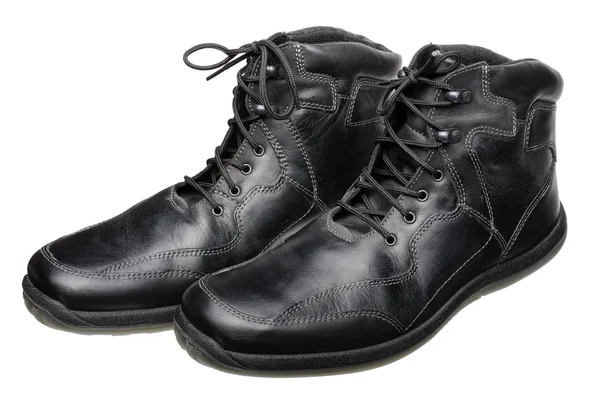 Buty męskie czarne — Zdjęcie stockowe