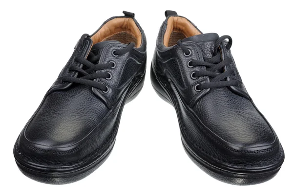 Black men's shoes — Stock Photo, Image