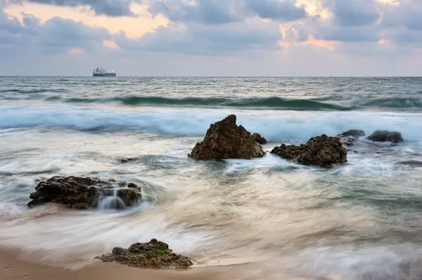 Mar após o pôr-do-sol — Fotografia de Stock