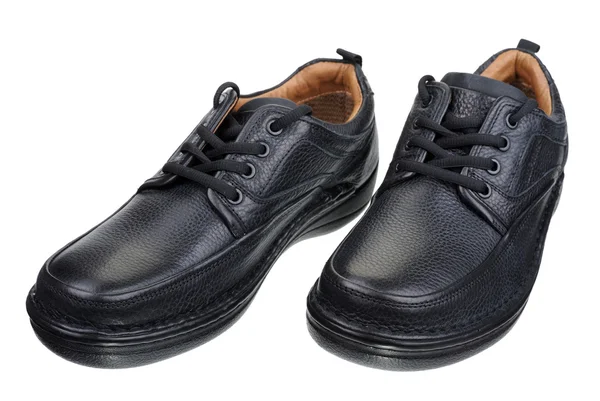 Black men's shoes — Stock Photo, Image